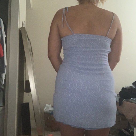 Blue Polka Dot Dress - Picture 5 of 6